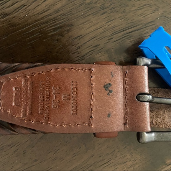 Columbia brown braided belt NWT men's size medium 34-36 - Picture 7 of 12